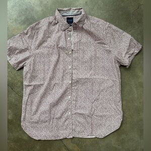 Cactus Man Red and White Patterned Shirt